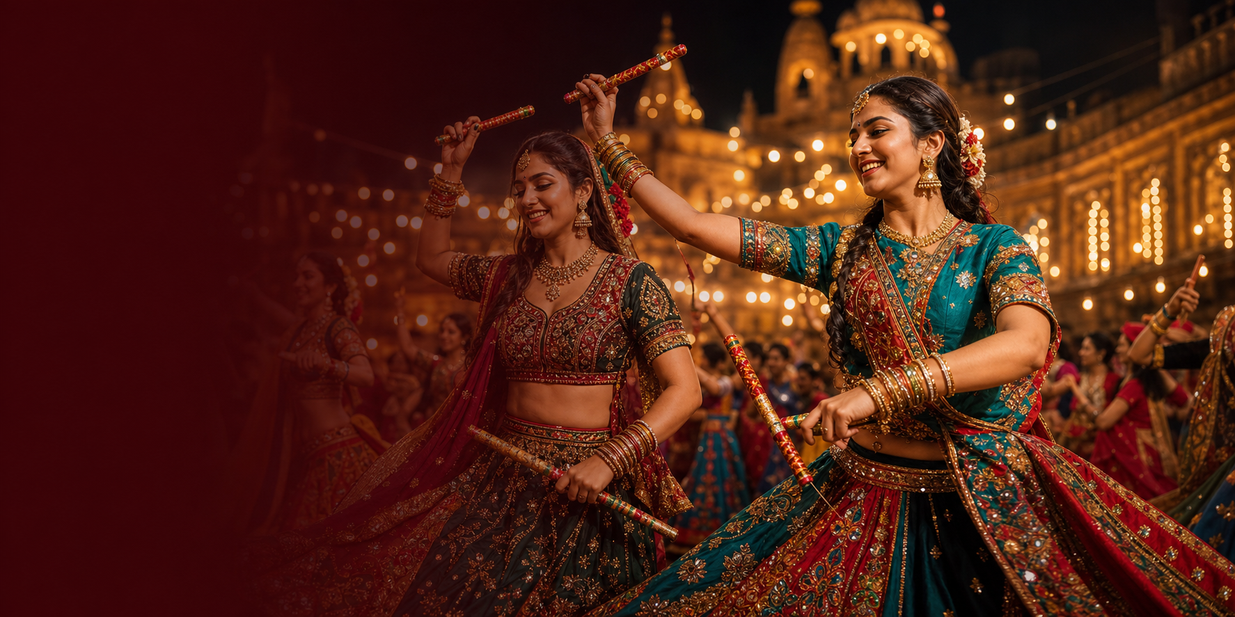 Garba dancers